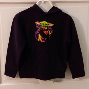 Star Wars Yoda boys hoodie sweatshirt size medium